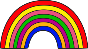 rainbow, colorful, weather
